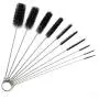 Long Straw Brush, Nylon Pipe Tube Cleaner 8.2-ihch 10 Different Diameters Set of 10