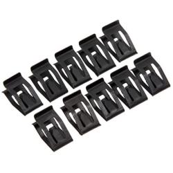 Mtsooning 20 Pcs Universal Auto Car Front Console Dash Dashboard Trim Metal Retainer Black