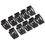Mtsooning 20 Pcs Universal Auto Car Front Console Dash Dashboard Trim Metal Retainer Black Mtsooning 20 Pcs Universal Auto Car Front Console Dash Dashboard Trim Metal Retainer Black