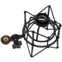 Weymic Wms-1 Black Universal Microphone Shock Mount for B-Spark Mic, Atr2500-usb,Metal Construction with Stand Arm Adapter