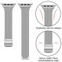 SWEES Compatible with iWatch 38mm 40mm 42mm 44mm, Stainless Steel Metal Narrow Small Soft Thin Replacement Compatible for iWatch Series 6 5 4 3 2 1 SE Women Men, Black, Champagne, Silver, Rose Gold