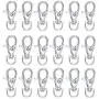 JEWMAY Metal Swivel Lanyard Snap Hook with Key Rings Keychain Hooks for Lanyard Key Rings Crafting JEWMAY Metal Swivel Lanyard Snap Hook with Key Rings Keychain Hooks for Lanyard Key Rings Crafting