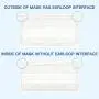 Disposable Face Masks 50 Pack, Eventronic 3 Ply Breathable Face Masks with Comfortable Elastic Ear Loop For Adults Men Women Teens (White)