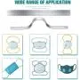 200PCS Metal Nose Bridge Strips with Adhesive Backing for Face Mask, Mr Rex 90MM Flat Aluminum Nose Wire Bendable Nose Piece for Mask Sewing Handmade DIY Crafting (200)