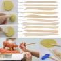 Augernis Polymer Clay Tools,28pcs Modeling Clay Sculpting Tools Set for Pottery Sculpture,Dotting Tools Ball Styluses for Rock Painting Cake Fondant Decoration