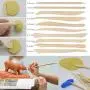 Augernis Polymer Clay Tools,28pcs Modeling Clay Sculpting Tools Set for Pottery Sculpture,Dotting Tools Ball Styluses for Rock Painting Cake Fondant Decoration Augernis Polymer Clay Tools,28pcs Modeling Clay Sculpting Tools Set for Pottery Sculpture,Dotting Tools Ball Styluses for Rock Painting Cake Fondant Decoration