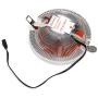 Pc Cooling Fan Case Fan, 2200rpm CPU Quiet Fan Cooler Cooling Heatsink for Intel LGA775/1155 AMD AM2/3