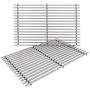 SHINESTAR 7639 Grill Grates for Weber Spirit 300 Series, Genesis Silver B C, Genesis Gold B C, Heavy Duty Stainless Steel (17.3 x 11.8)