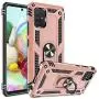 Samsung A51 5G Case, Galaxy A51 5G Phone Case with HD Screen Protector, Gritup [Military Grade] 360 Degree Rotating Metal Ring Holder Kickstand Armor Cover Phone Case for Samsung A51 5G Rose Gold