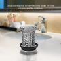 LEKEYE Drain Hair Catcher Stainless Steel Drain Protector/Strainer Easy Clean Hair Trap for Shower Drain