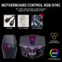 Computer CPU Cooling Fans, Heatsink with 6 CDC heatpipes, CPU Air Cooler Dual Towers 120mm PWM Fan, 150W TDP, 48 Aluminum Fins for Intel and AMD, Sync ARGB Top Cover - Black