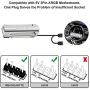 J&D ARGB M.2 Heatsink, Aluminum Alloy M.2 Heatsink SSD Cooler with 5V 3Pin ARGB Light and Thermal Pad, Compatible with SATA NVMe NGFF 2280 M.2 SSD