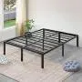 SLEEPLACE 18 Inch High Profile Heavy Duty Steel Slat / Mattress Foundation / Bed Frame, Queen SLEEPLACE 18 Inch High Profile Heavy Duty Steel Slat / Mattress Foundation / Bed Frame, Queen