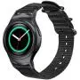 Fintie Band Compatible with Gear S2, Soft Woven Nylon Adjustable Replacement Sport Strap with Adapters Compatible with Samsung Gear S2 SM-R720 SM-R730 Smart Watch, Black Fintie Band Compatible with Gear S2, Soft Woven Nylon Adjustable Replacement Sport Strap with Adapters Compatible with Samsung Gear S2 SM-R720 SM-R730 Smart Watch, Black