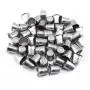 Honbay 50pcs Silver Sewing Quilting Metal Thimbles DIY Craft Finger Protector Honbay 50pcs Silver Sewing Quilting Metal Thimbles DIY Craft Finger Protector