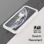 Eonfine for iPhone X Case,for iPhone Xs Case, Built-in Screen Protector Full Body Heavy Duty Shockproof Rugged Cover Skin for iPhone X/Xs 5.8inch (White/Clear)