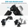 WAITIEE Wireless Car Charger,Qi 15W Fast Charging Automobile Chargers,Air Vent Dashboard Car Mount for iPhone 12 Series/11/Pro Max,Samsung S10/S9/S8/S20 Series(with Quick Charge 3.0 Car Adapter)