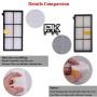 I clean Replacement iRobot Roomba 960 Parts,16pcs Filters for iRobot Roomba 980 985 800 805 850 860 861 866 870 880 890 5 Robotic Vacuum Accessories (800,900 Series)