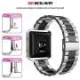 Oitom Metal Bands Compatible with Fitbit Blaze Large,Frame Housing+Stainless Steel Bracelet Replacement Accessory Strap Watch Band for Smart Fitness Watch(Silver Frame+Silver/Black Band) Oitom Metal Bands Compatible with Fitbit Blaze Large,Frame Housing+Stainless Steel Bracelet Replacement Accessory Strap Watch Band for Smart Fitness Watch(Silver Frame+Silver/Black Band)