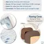 Roving Cove Baby Proofing Edge Corner Guards, Child Safety Furniture Bumper, Table Protectors, 3M Pre-Taped Corners, Safe Edge Corner Cushion, 20.4 ft (18 ft Edge + 8 Corners) Oyster White, Heavy-Duty Roving Cove Baby Proofing Edge Corner Guards, Child Safety Furniture Bumper, Table Protectors, 3M Pre-Taped Corners, Safe Edge Corner Cushion, 20.4 ft (18 ft Edge + 8 Corners) Oyster White, Heavy-Duty