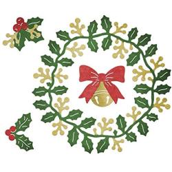 Cheery Lynn Designs B839 Christmas Wreath 6 Piece Die Set