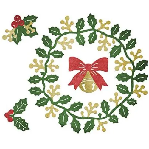 Cheery Lynn Designs B839 Christmas Wreath 6 Piece Die Set Cheery Lynn Designs B839 Christmas Wreath 6 Piece Die Set
