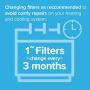 Filtrete 16x25x1, AC Furnace Air Filter, MPR 1000, Micro Allergen Defense, 2-Pack (exact dimensions 15.719 x 24.72 x 0.84)
