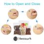 Heoawrk 3x 4 Small Clear Ziplock Poly Bags, 100pcs Resealable Plastic Zipper Bags, 2 Mil Thick - Food Grade Safe. Great for Candy, Cookies, Jewelry, Pill, and Party Favors