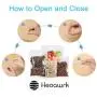 Heoawrk 3x 4 Small Clear Ziplock Poly Bags, 100pcs Resealable Plastic Zipper Bags, 2 Mil Thick - Food Grade Safe. Great for Candy, Cookies, Jewelry, Pill, and Party Favors