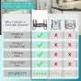 [Upgrade] Toilet Paper Holder Stand Bathroom Tissue Holders Free Standing with Top Shelf Storage Mega Rolls/ Phone/Wipe-Bronze