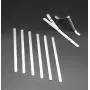 Metal Nose Strip for Masks, 100 PCS Self Stick Adhesive Aluminum Nose Bridge Strips Bendable Flexible Flat Nose Bridge Wire Clip for DIY Handmade Cotton Fabric Cloth Face Mask Making