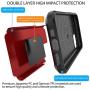 Luvvitt Ultra Armor Case Designed for iPhone 11 2019 with Removable Metal Plate for Magnetic Holder (car Phone Mount Cradle is not Included) for Apple iPhone XI 11 6.1 inch Screen - Red