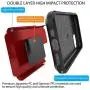 Luvvitt Ultra Armor Case Designed for iPhone 11 2019 with Removable Metal Plate for Magnetic Holder (car Phone Mount Cradle is not Included) for Apple iPhone XI 11 6.1 inch Screen - Red
