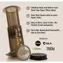 Altura The Mesh: Premium Filter For Aeropress Coffee Makers + Free Ebook With Recipes, Tips, And More, Stainless Steel, Washable and Reusable. Lifetime 100% Guarantee