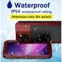 CarterLily iPhone 11 Pro Max Case, Full Body Shockproof Dustproof Waterproof Aluminum Alloy Metal Gorilla Glass Cover Case for Apple iPhone 11 Pro Max 6.5 inch (Red)