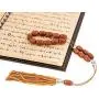 Brown Peridot or Chrysolite Gemstone, Handmade Greek Worry Beads or Komboloi with Alpaca Metal Parts on Pure Silk Cord & Tassel, Length 32cm (12.6) Brown Peridot or Chrysolite Gemstone, Handmade Greek Worry Beads or Komboloi with Alpaca Metal Parts on Pure Silk Cord & Tassel, Length 32cm (12.6)