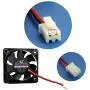 FZVAN Fan 5010 50mm 12V 2Packs 50X50X10mm DC Radiator Axia Fan High Speec for CPU Heatsink 3D Printer