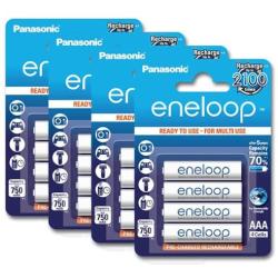 Panasonic eneloop NiMH AAA 800mAh x 16 Rechargeable Battery Japan