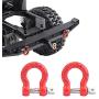 RC Car Trailer Buckle, 8 Pcs Metal Tow Shackle Rescue Lock Catch for RC Climbing Crawler Car Accessory Parts