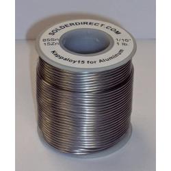 KappAloy15 Aluminum Solder 1/16'' diameter (large)