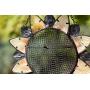 Evergreen Garden Sunflower Metal and Glass Hanging Mesh Bird Feeder - 12.5”W x 3'' D x 17'' H