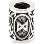 Yahpetes Hair Beads 24 Pcs Viking Rune Beads Sliver Norse Rings 0.51'' Norse Rings Original Viking Runes Charms Beads for Bracelets Paracord Pendant Necklace DIY for Beard Hair