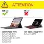 Fintie Case for New Microsoft Surface Pro 7 / Pro 6 / Pro 5 / Pro 4 / Pro 3 12.3 Inch Tablet - Multiple Angle Viewing Portfolio Business Cover, Compatible with Type Cover Keyboard (Marble)