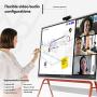 Vibe All-in-one Computer Real-time Interactive Whiteboard, Video Conference Collaboration, Robust App Ecosystem, Smart Board for Classroom and Business W/ 55'' 4K UHD Touch Screen (No Stand Included)