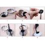 Bosidetool 3 Pcs Metal Cable Grommet, Zinc Alloy Desk Table Grommet Cable Cord Hole Cover for Home and Office, Fits 2.08 inch Hole (53mm Black)