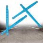Dilwe RC Spare Parts, Front and Rear Metal Rods for 1/10 Remote Control Car Climbing Car AXIAL SCX10 4WD RC Cars Upgraded Hop up Parts