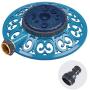 Sprout 65102-AMZ Metal 8-Pattern Sprinkler and QuickConnect Product Adapter Amazon Bundle, Blueberry Blue