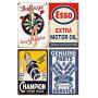 12 Pieces Gas and Oil Tin Signs, Retro Vintage Metal Sign for Home Man Cave Garage, 8x12 Inch/20x30cm 12 Pieces Gas and Oil Tin Signs, Retro Vintage Metal Sign for Home Man Cave Garage, 8x12 Inch/20x30cm