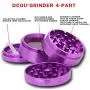 DCOU New Design Premium Aluminium Herb Grinder 2.2 Inches 4 Piece Metal Grinder with Pollen Catcher with Carved Flower DCOU New Design Premium Aluminium Herb Grinder 2.2 Inches 4 Piece Metal Grinder with Pollen Catcher with Carved Flower