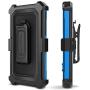 Moto E5 Play / E5 Cruise Case, Evocel [Explorer Series Pro] Premium Full Body Case with Glass Screen Protector, Belt Clip, Metal Kickstand for Motorola Moto E5 Cruise/Moto E5 Play, Blue